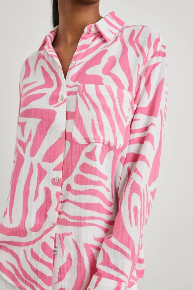 Rails Tops Women ELLIS SHIRT Pink Tiger