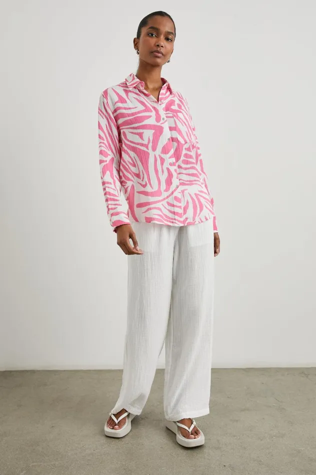 Rails Tops Women ELLIS SHIRT Pink Tiger