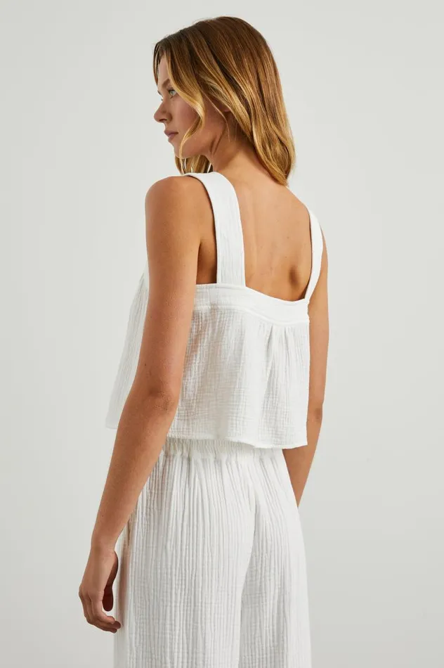 Rails Tops Women ENYA TOP White Gauze
