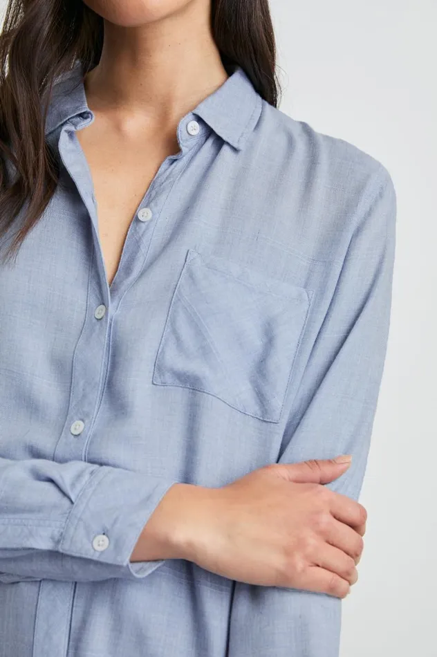 Rails Tops Women HUNTER SHIRT Chambray Heather
