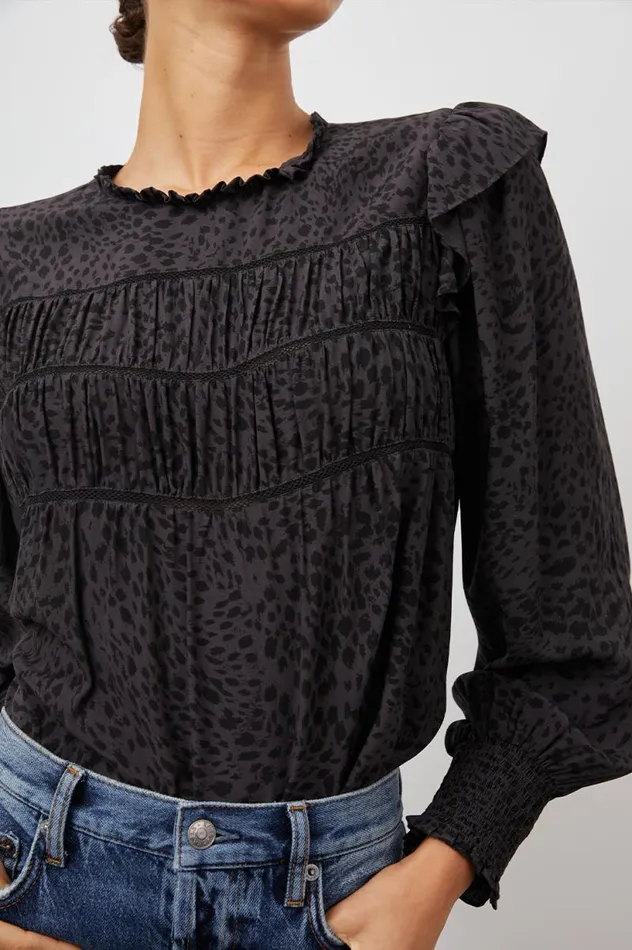 Rails Tops Women KADI TOP Spotted Slate