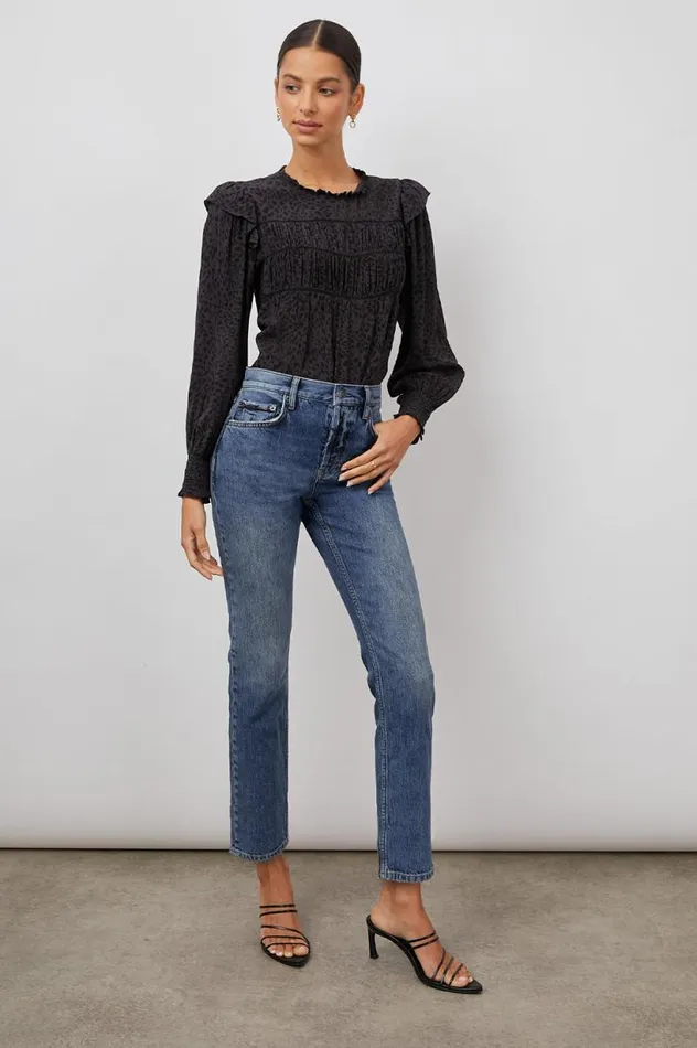 Rails Tops Women KADI TOP Spotted Slate