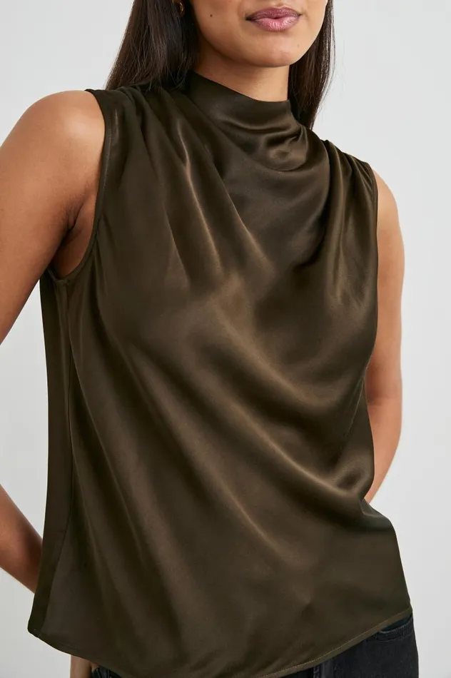 Rails Tops Women KALEEN TOP Dark Moss