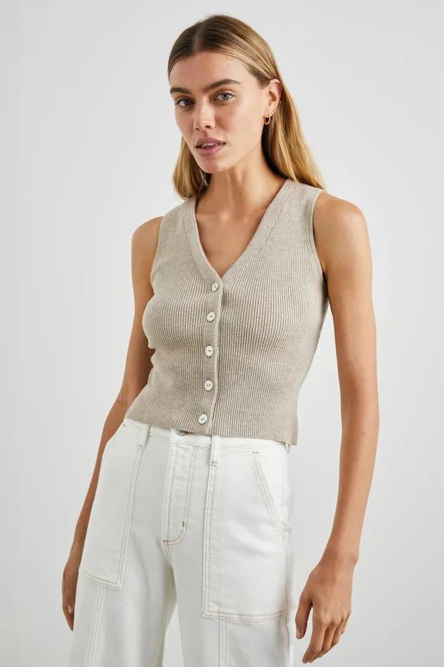 Rails Tops Women ROSA VEST Oatmeal