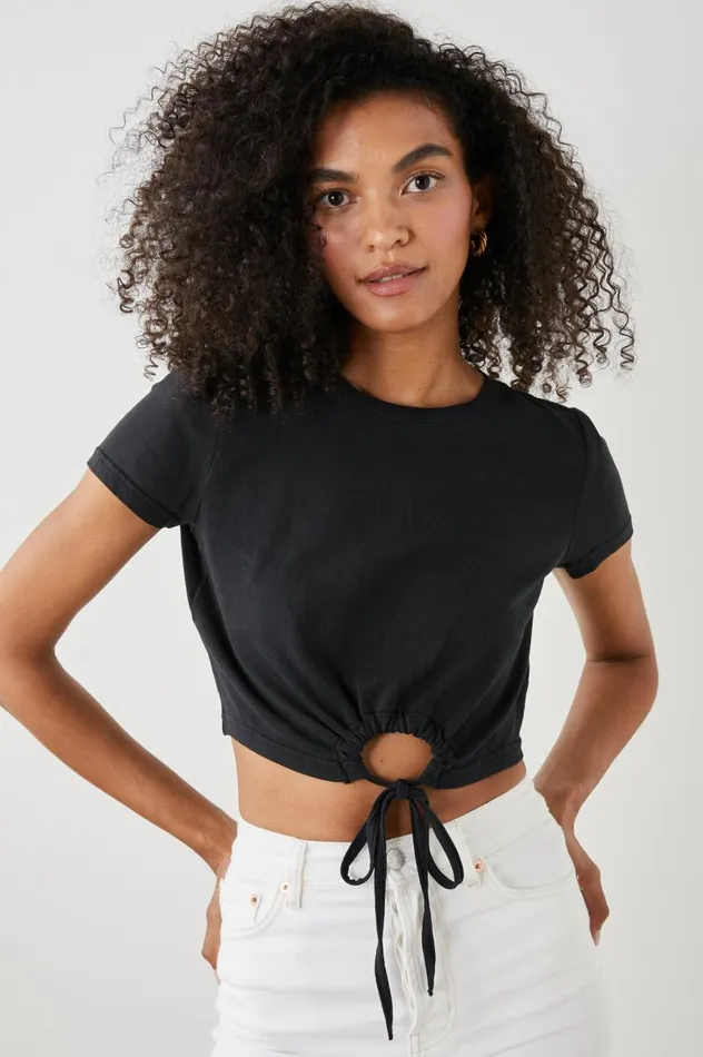 Rails Tops Women ZENA TSHIRT Black