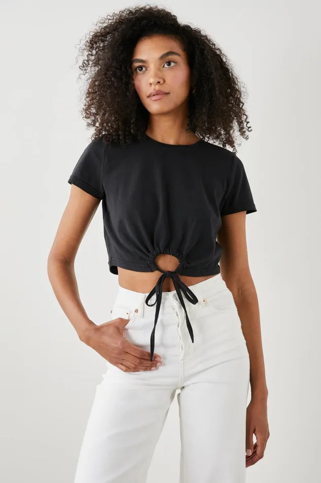 Rails Tops Women ZENA TSHIRT Black