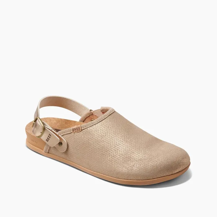 Reef Clogs Women Cushion Sage Suede Golden Hour Reef Clogs Women Cushion Sage Suede Golden Hour
