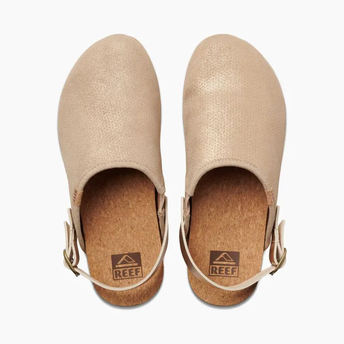 Reef Clogs Women Cushion Sage Suede Golden Hour Reef Clogs Women Cushion Sage Suede Golden Hour