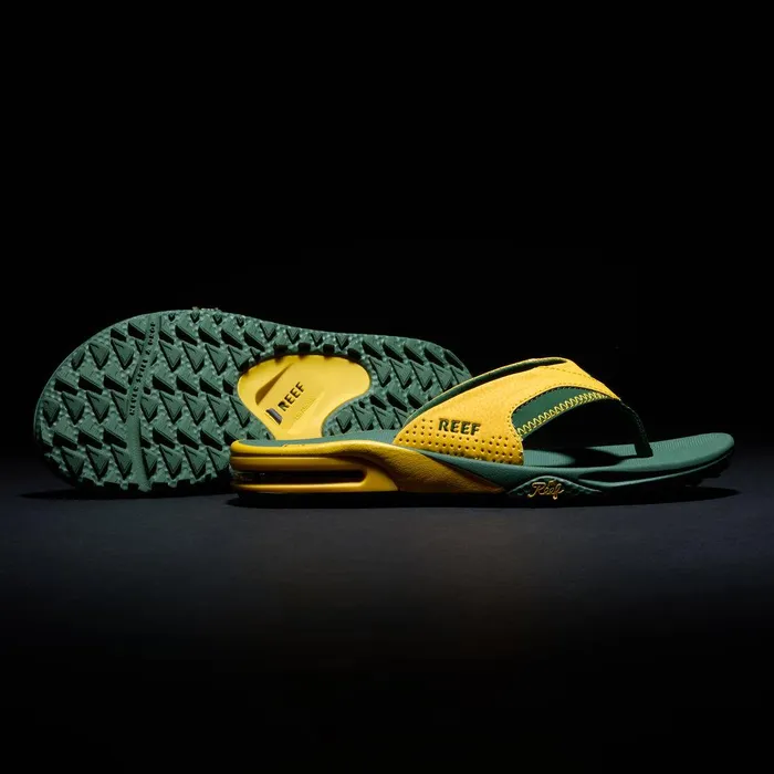 Reef Flip Flops Men Fanning Pregame Yellowgreen