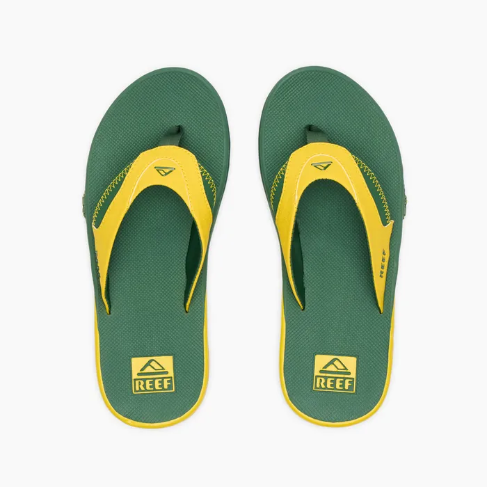 Reef Flip Flops Men Fanning Pregame Yellowgreen