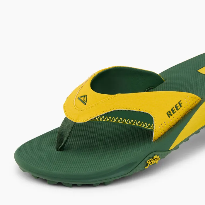 Reef Flip Flops Men Fanning Pregame Yellowgreen