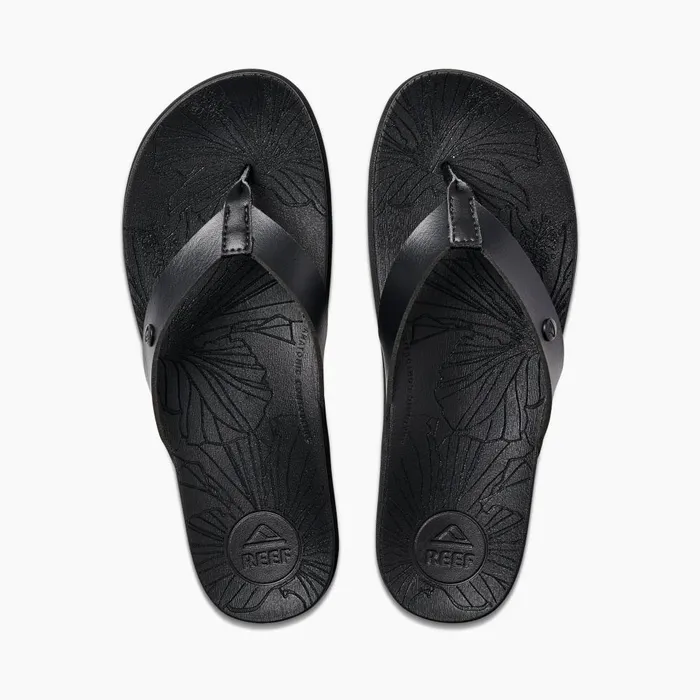 Reef Flip Flops Women Cushion Porto Cruz Black Night Reef Flip Flops Women Cushion Porto Cruz Black Night