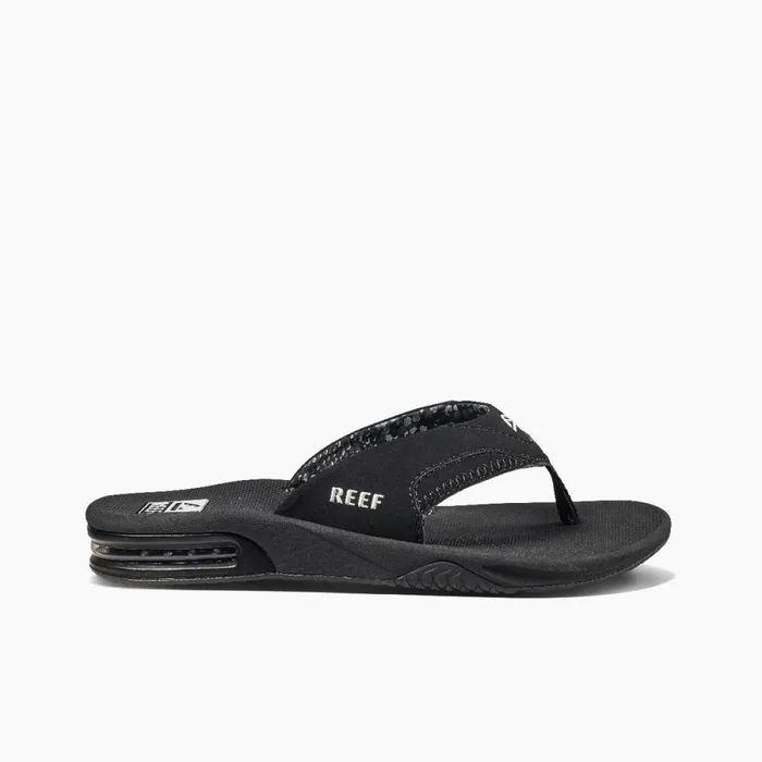Reef Flip Flops Women Fanning Black