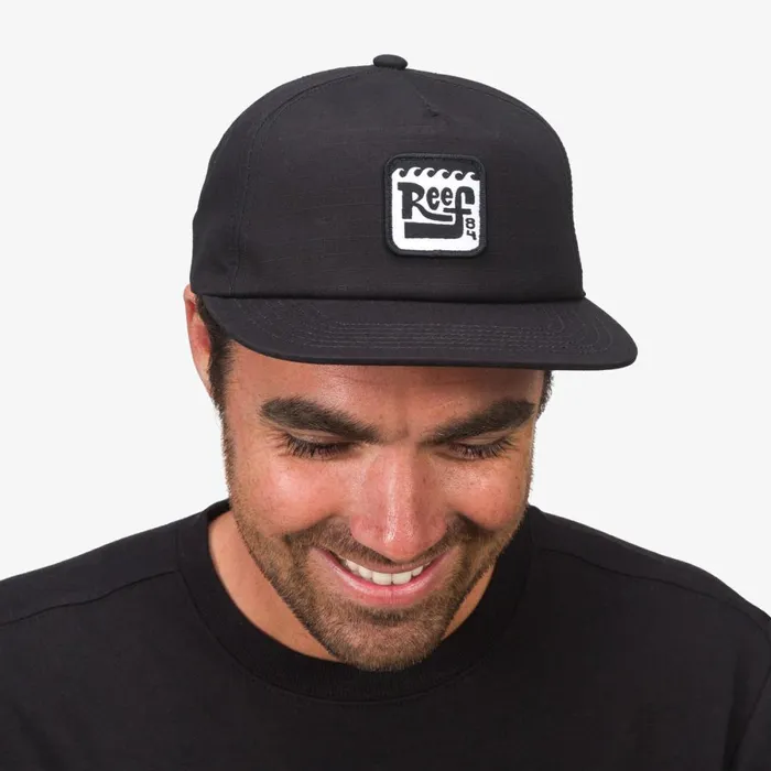 Reef Hats and Beanies WomenMen Stafford Ripstop Hat Caviar Reef Hats and Beanies WomenMen Stafford Ripstop Hat Caviar
