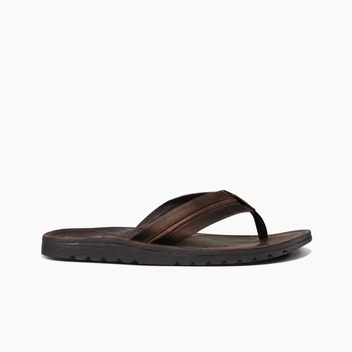 Reef Sandals Men Voyage Lux Dark Brown