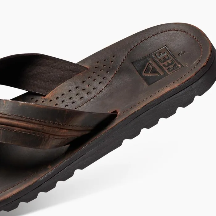 Reef Sandals Men Voyage Lux Dark Brown