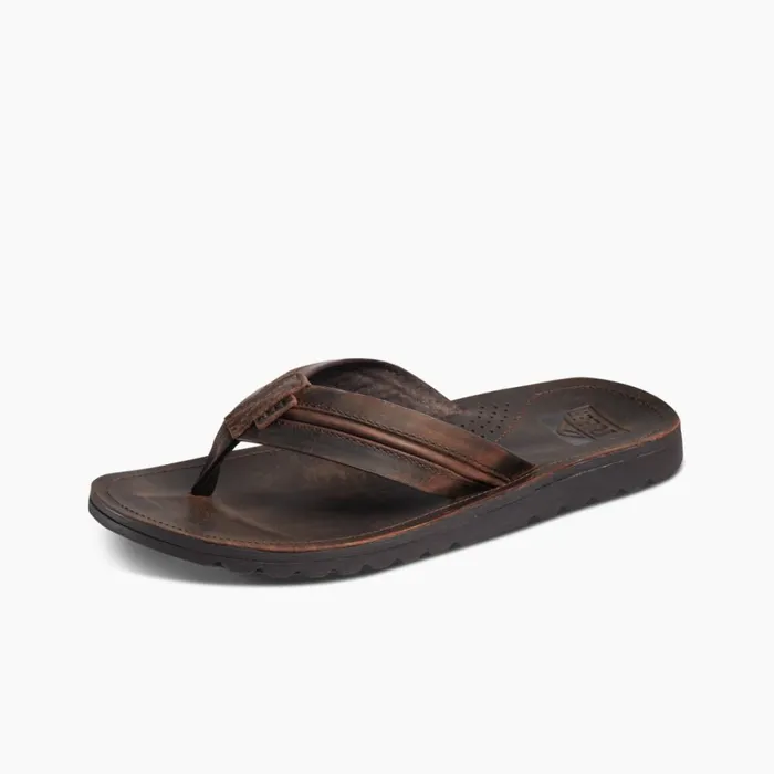 Reef Sandals Men Voyage Lux Dark Brown