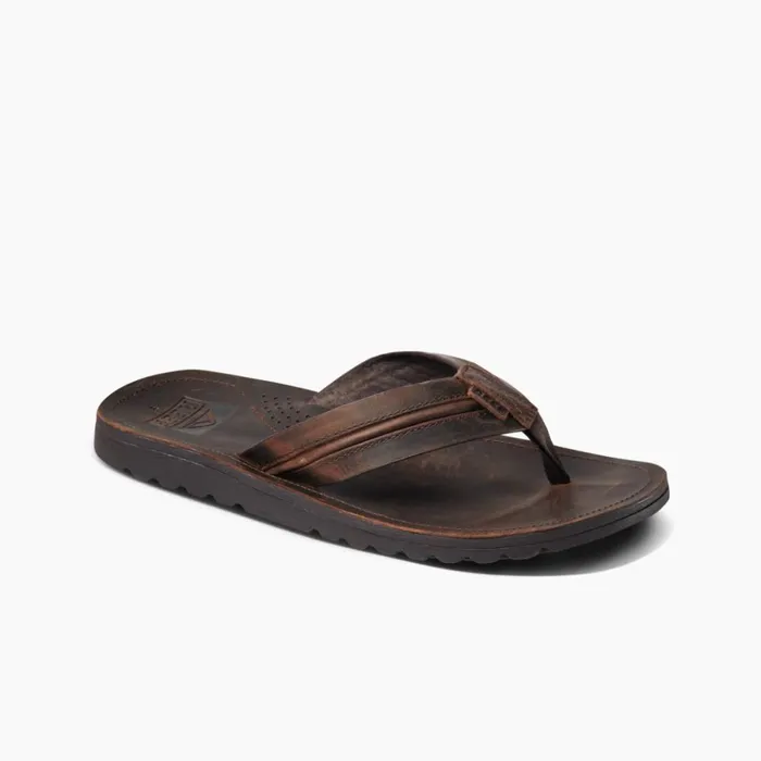 Reef Sandals Men Voyage Lux Dark Brown