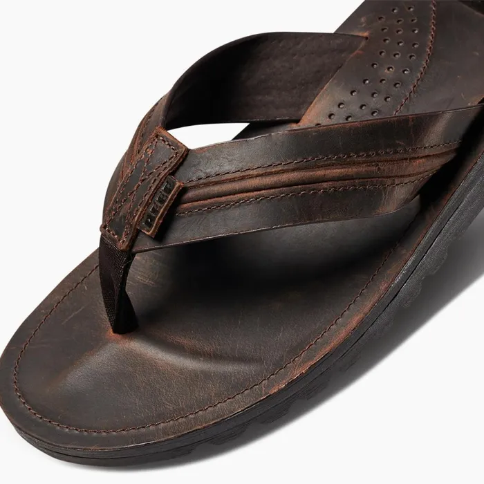 Reef Sandals Men Voyage Lux Dark Brown