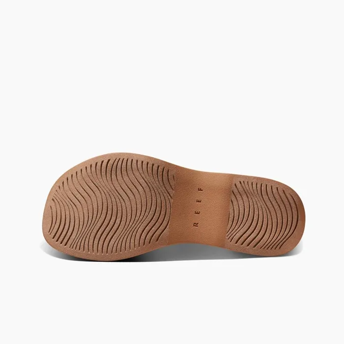 Reef Sandals Women Lofty Lux Hi Tan Raffia