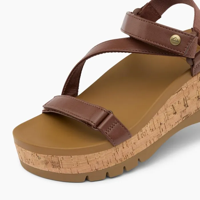 Reef Sandals Women Vista Higher Luna Cocoa Cork
