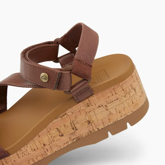 Reef Sandals Women Vista Higher Luna Cocoa Cork