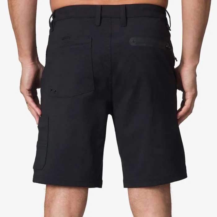 Reef Surf Shirts and UPF Apparel Men Bramble Utility Upf 40 Walkshort Caviar Reef Surf Shirts and UPF Apparel Men Bramble Utility Upf 40 Walkshort Caviar