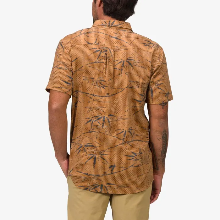 Reef TShirts and Shirts Men Stanley Short Sleeve Woven Shirt Cathay Spice