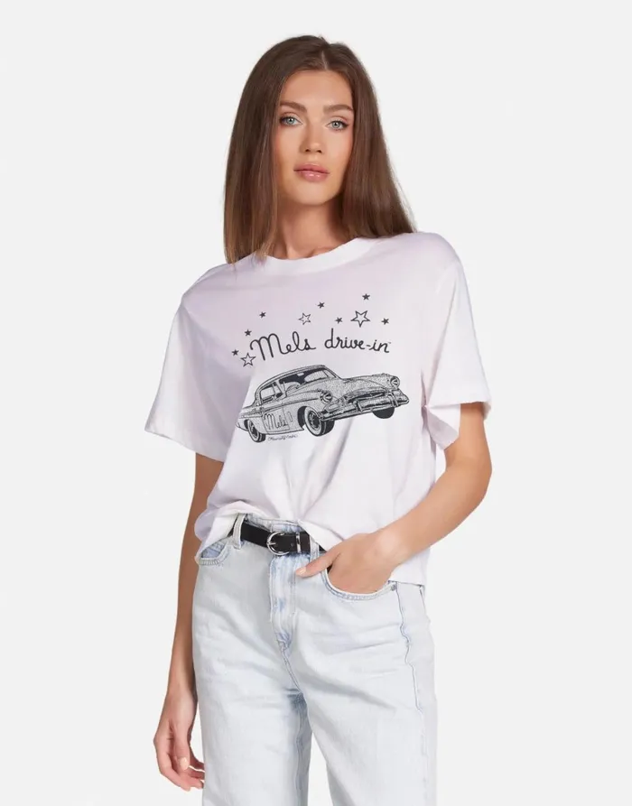 Rue Mels Route 66 White Women039s Lauren Moshi Short Sleeve