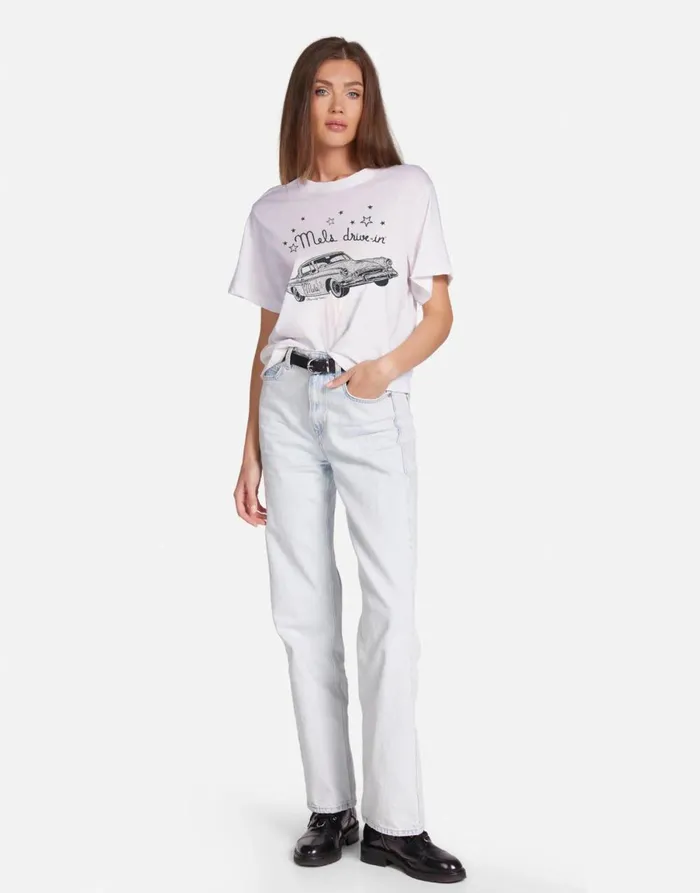Rue Mels Route 66 White Women039s Lauren Moshi Short Sleeve