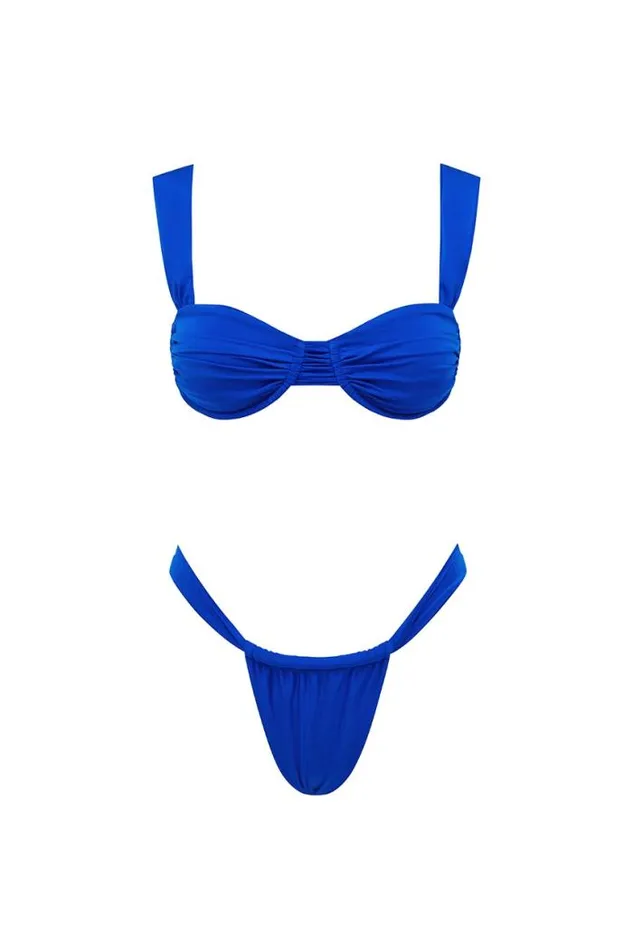 Runaway The Label All Swim Shop TROPEZ TOP 8211 ROYAL