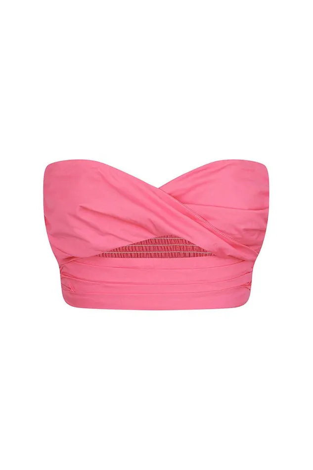 Runaway The Label Crops Shop Ayla Top 8211 Pink Runaway The Label Crops Shop Ayla Top 8211 Pink