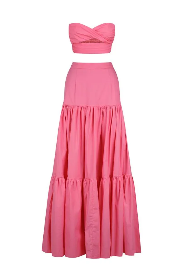 Runaway The Label Crops Shop Ayla Top 8211 Pink Runaway The Label Crops Shop Ayla Top 8211 Pink