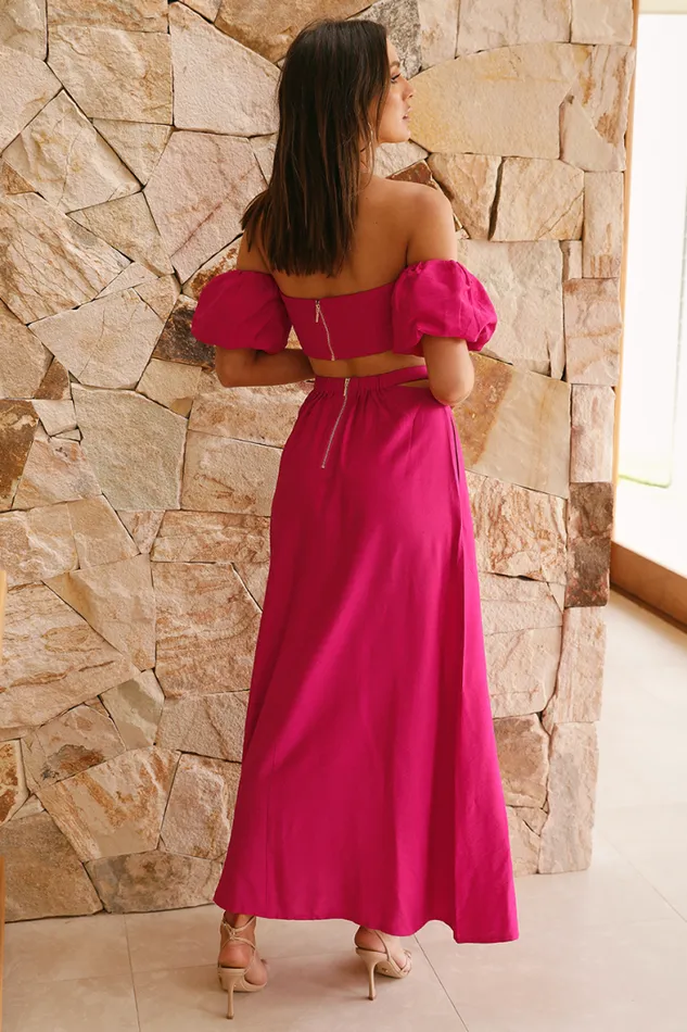 Runaway The Label Crops Shop Jolie Top 8211 Fuchsia Runaway The Label Crops Shop Jolie Top 8211 Fuchsia
