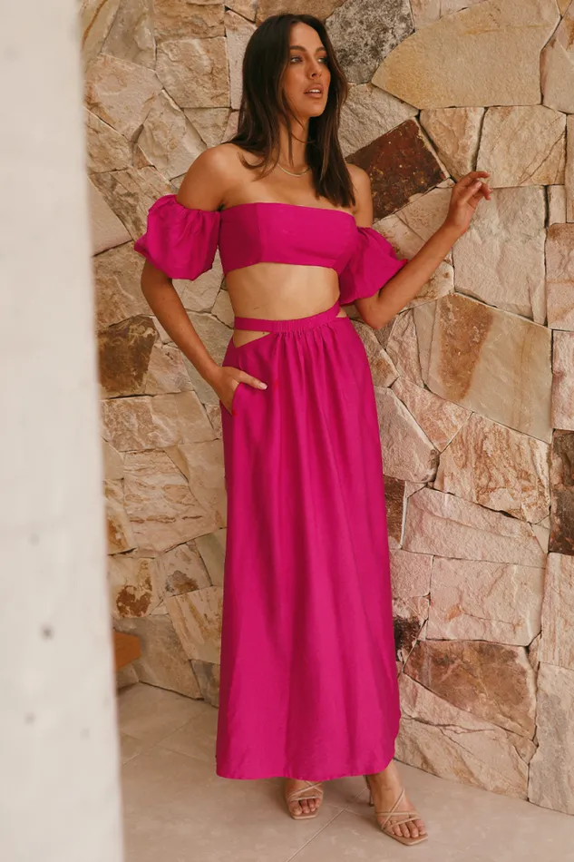 Runaway The Label Crops Shop Jolie Top 8211 Fuchsia Runaway The Label Crops Shop Jolie Top 8211 Fuchsia