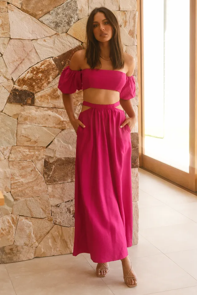 Runaway The Label Crops Shop Jolie Top 8211 Fuchsia Runaway The Label Crops Shop Jolie Top 8211 Fuchsia