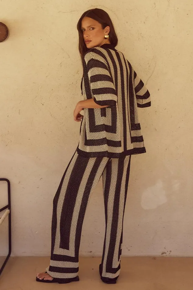 Runaway The Label KNITWEAR Shop ZIGGY TOP 8211 BLACKSAND
