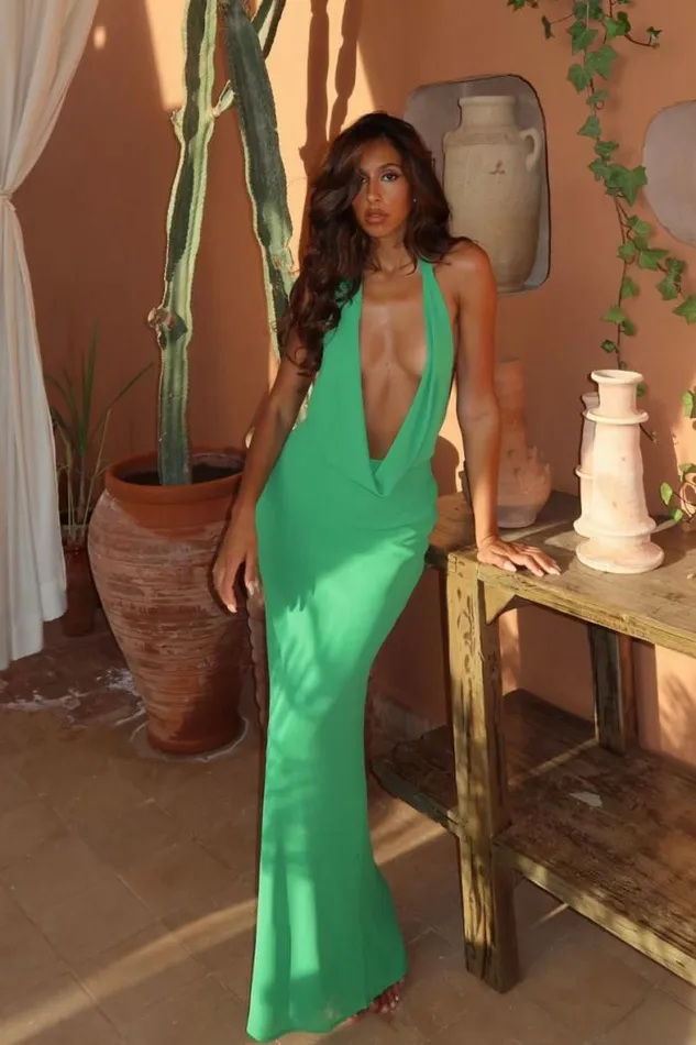 Runaway The Label Maxi Shop LEXIE MAXI DRESS 8211 APPLE