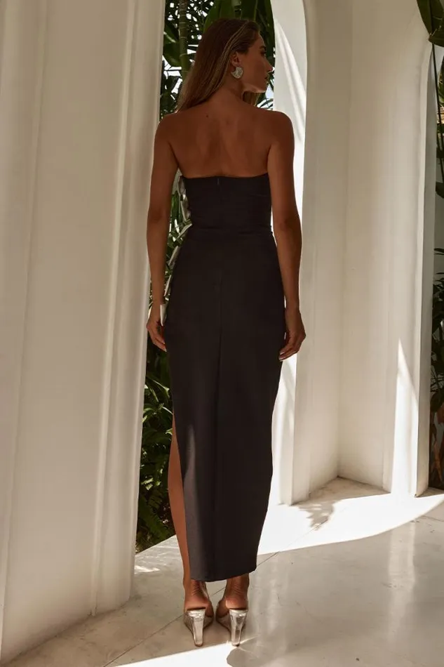 Runaway The Label Maxi Shop LILIA MAXI DRESS 8211 BLACK