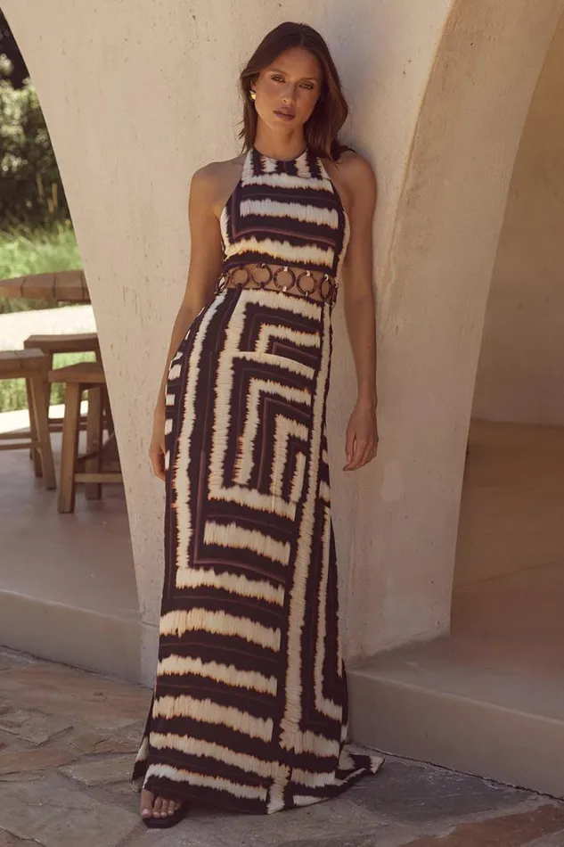 Runaway The Label Maxi Shop NORIA MAXI DRESS 8211 NORIA PRINT