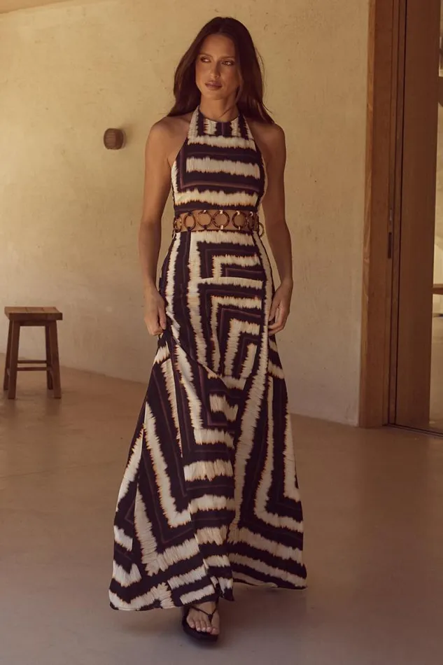 Runaway The Label Maxi Shop NORIA MAXI DRESS 8211 NORIA PRINT