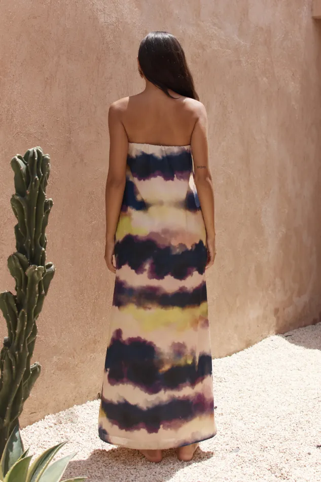 Runaway The Label Maxi Shop OASIS STRAPLESS DRESS 8211 STORM