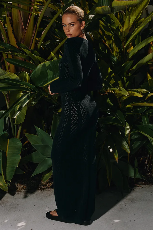 Runaway The Label Maxi Shop SINEAD MAXI DRESS 8211 BLACK