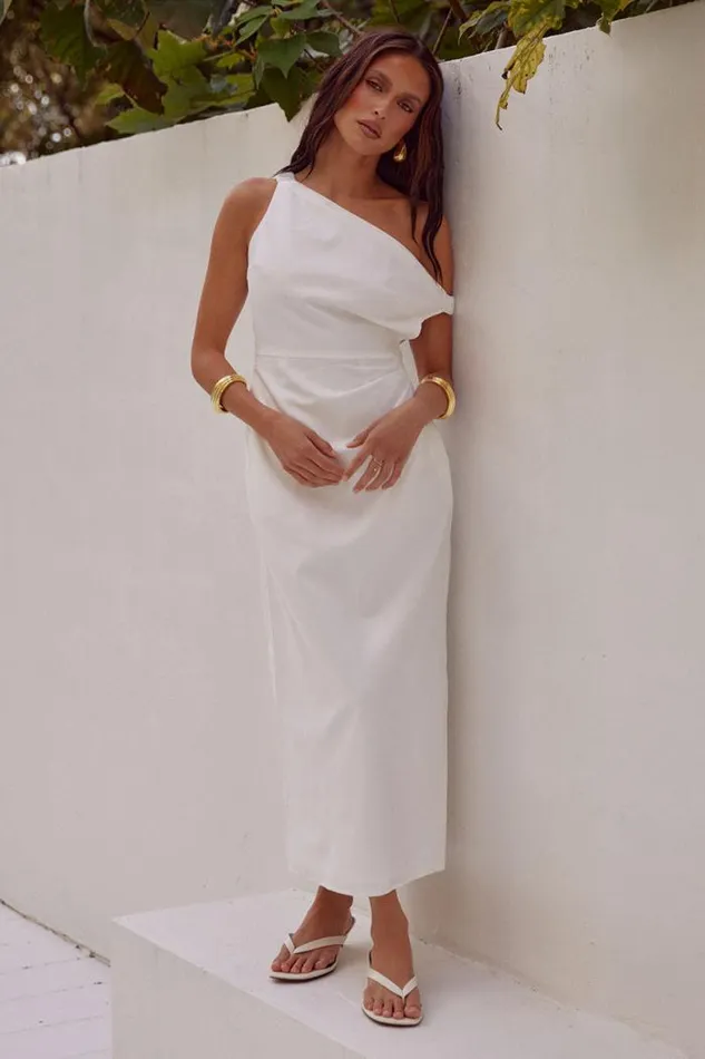 Runaway The Label Midi Shop JASPIN MIDI DRESS 8211 WHITE