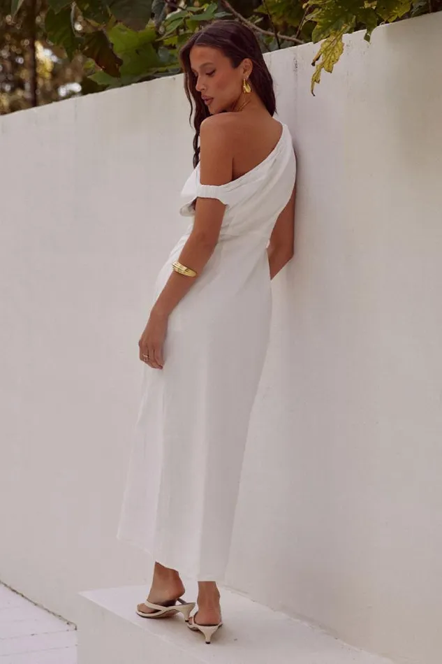 Runaway The Label Midi Shop JASPIN MIDI DRESS 8211 WHITE