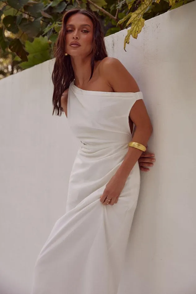 Runaway The Label Midi Shop JASPIN MIDI DRESS 8211 WHITE