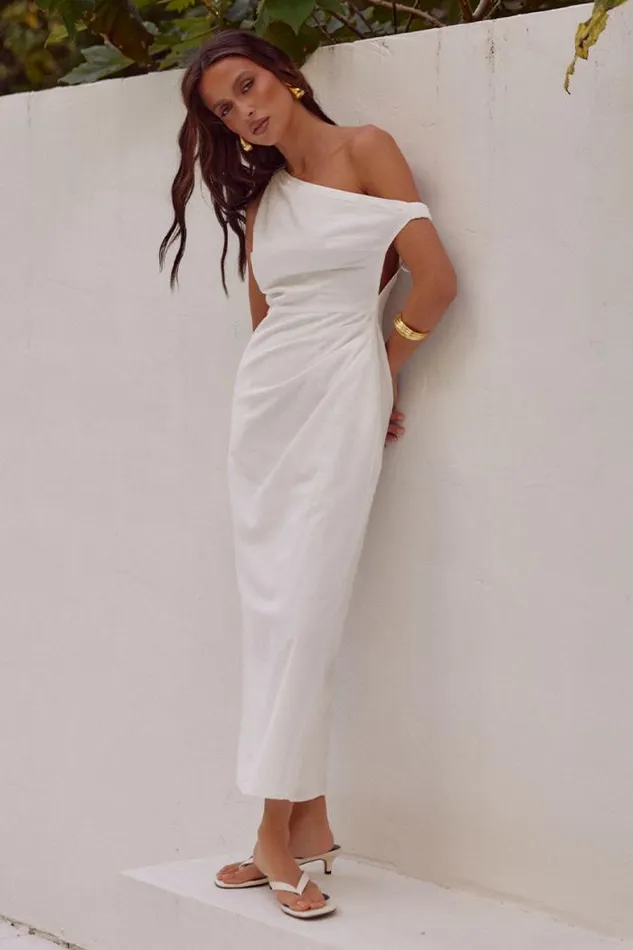 Runaway The Label Midi Shop JASPIN MIDI DRESS 8211 WHITE