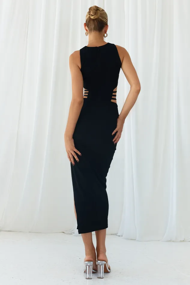 Runaway The Label Midi Shop KATYA MIDI DRESS 8211 BLACK Runaway The Label Midi Shop KATYA MIDI DRESS 8211 BLACK