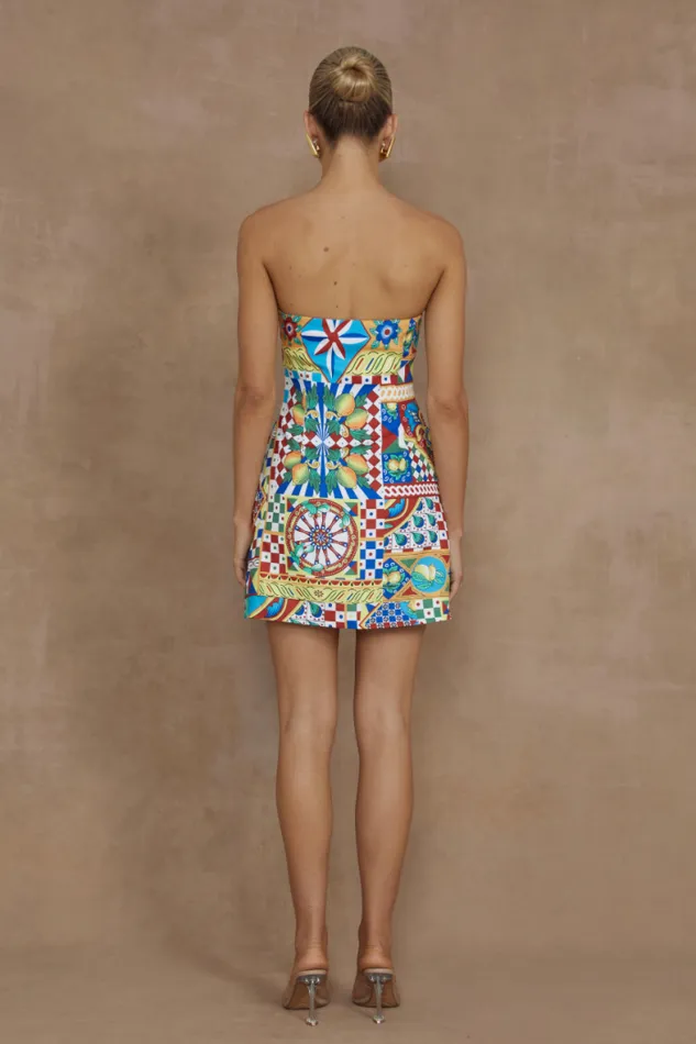 Runaway The Label Mini Shop CLEMENTINE MINI DRESS 8211 PHAEDRA PRINT