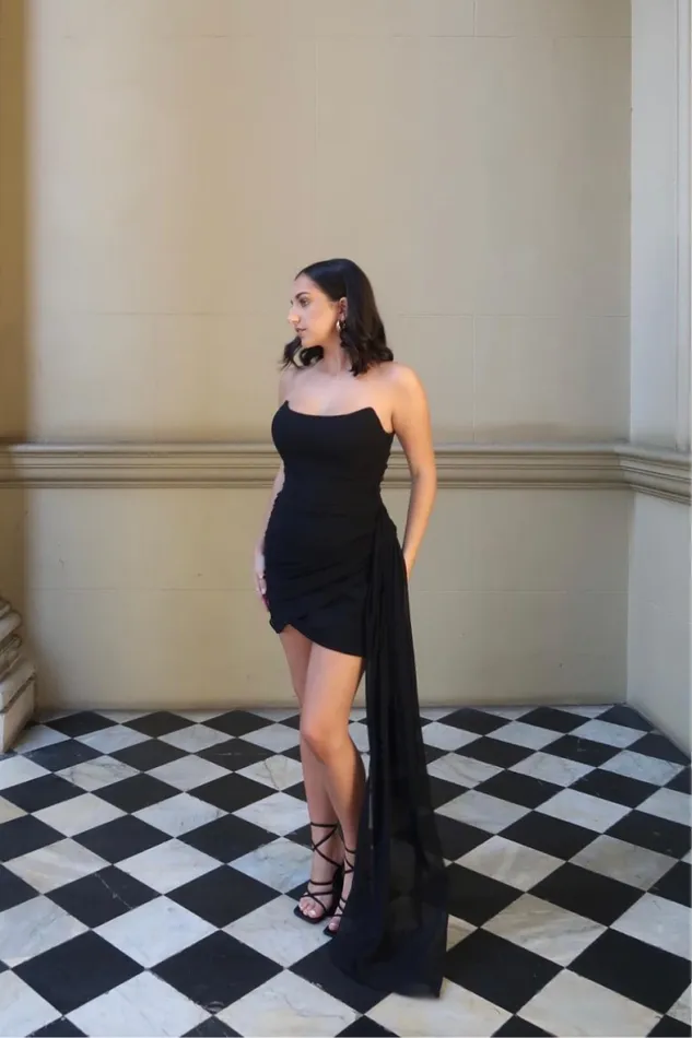 Runaway The Label Mini Shop NIGHT LOVER DRESS 8211 BLACK